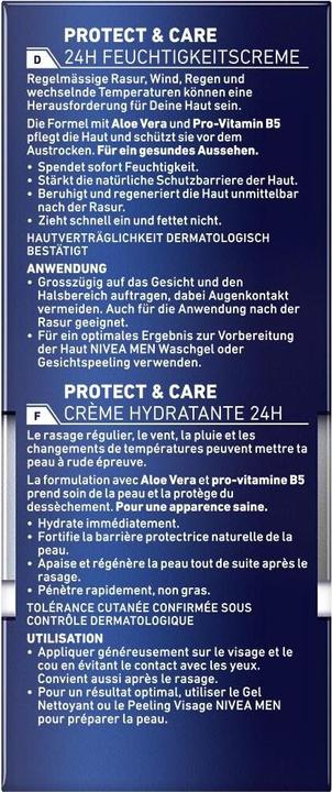 Actual product image NIVEA MEN Protect & Care Moisturiser (75 ml, Day cream)