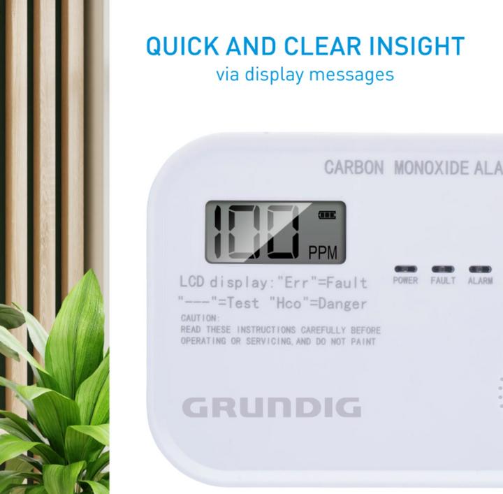 Productafbeelding Grundig Koolmonoxide detector