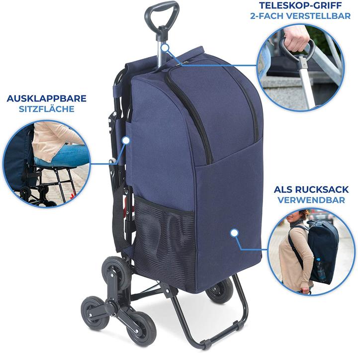 Produktbild Wenko Einkaufstrolley mit Sitz
