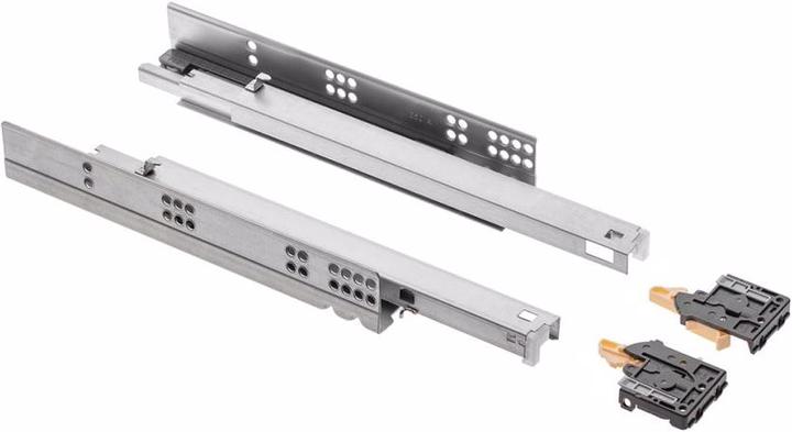 Produktbild GTV Unterflurführung Modern Slide mit Dämpfung, für Seitenstärke 16 mm, Vollauszug, 250 mm, 35 kg