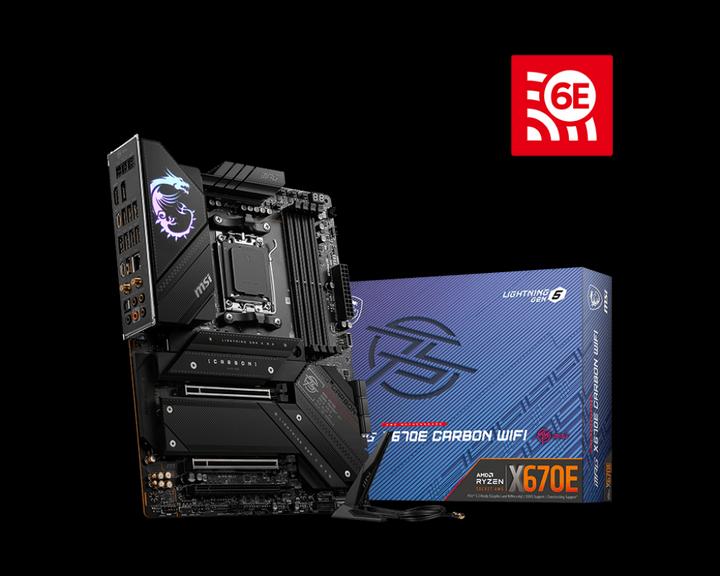 Image du produit MSI MPG X670E CARBON WIFI (AM5, AMD X670E, ATX)