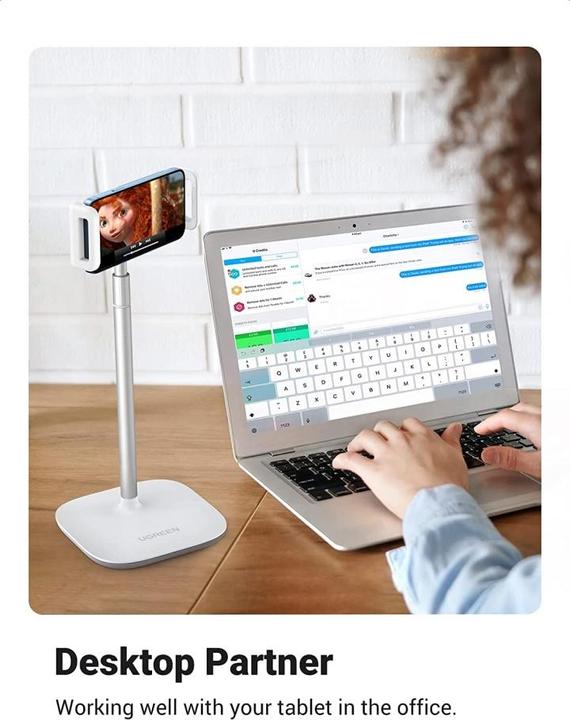 Actual product image Ugreen LP177 Stand, telephone stand (silver)