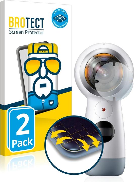 Produktbild BROTECT Full-Cover Displayschutz (Displayschutz, Gear 360)