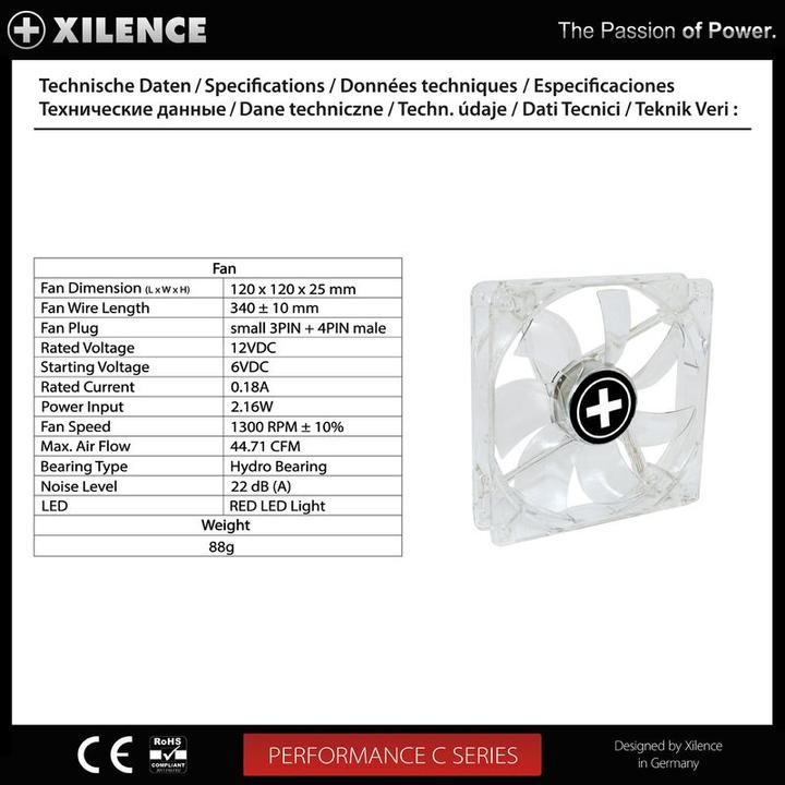Actual product image Xilence Performance C Series XPF120.TR (120 mm, 1 x)