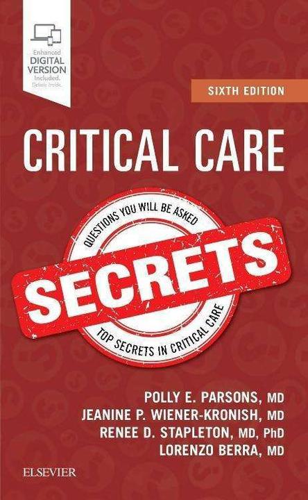 Actual product image Critical Care Secrets (English, Lorenzo Berra, Renee D. Stapleton, Polly E. Parsons, Jeanine P. Wiener-Kronish, 2018)