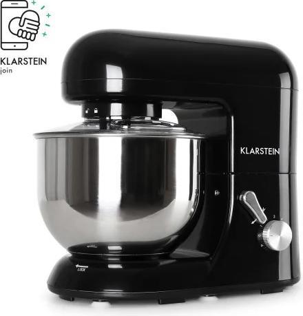 Produktbild Klarstein Bella Nera Küchenmaschine1200 Watt, 5 Liter, Schwarz