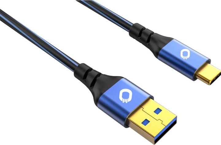 Actual product image Oehlbach USB 3.2 Gen 1 (USB 3.0) connection cable (1x male A 1x C™ male) 3.00 m gold-plated plug contact (3 m, USB 3.2 Gen 2, 10 W)