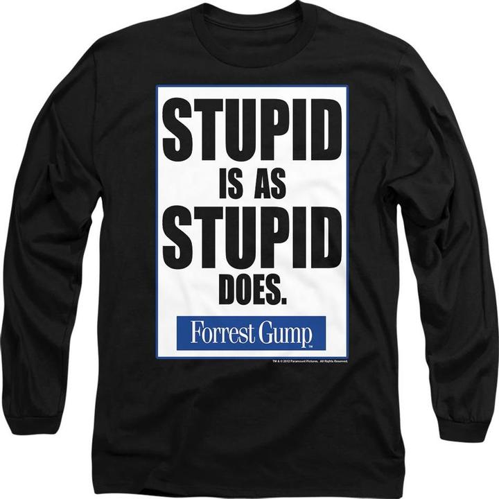 Forrest Gump Stupid Is TShirt (S)