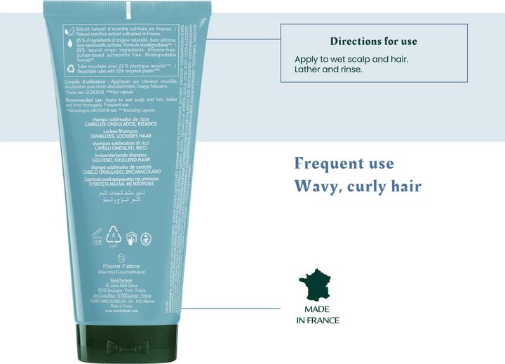 Actual product image Rene Furterer Sublime Curl Shampoo (250 ml, Liquid shampoo)