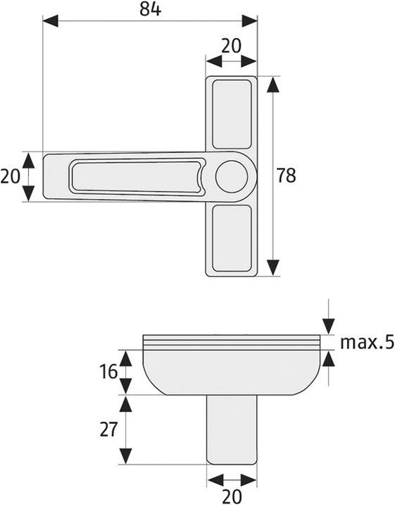 Produktbild Abus Fenster-Zusatzschloss 2510