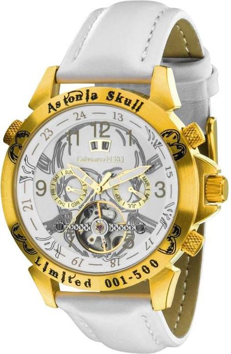 Calvaneo 1583 Astonia Skull Limited 500 White Edition Automatic (44 mm)