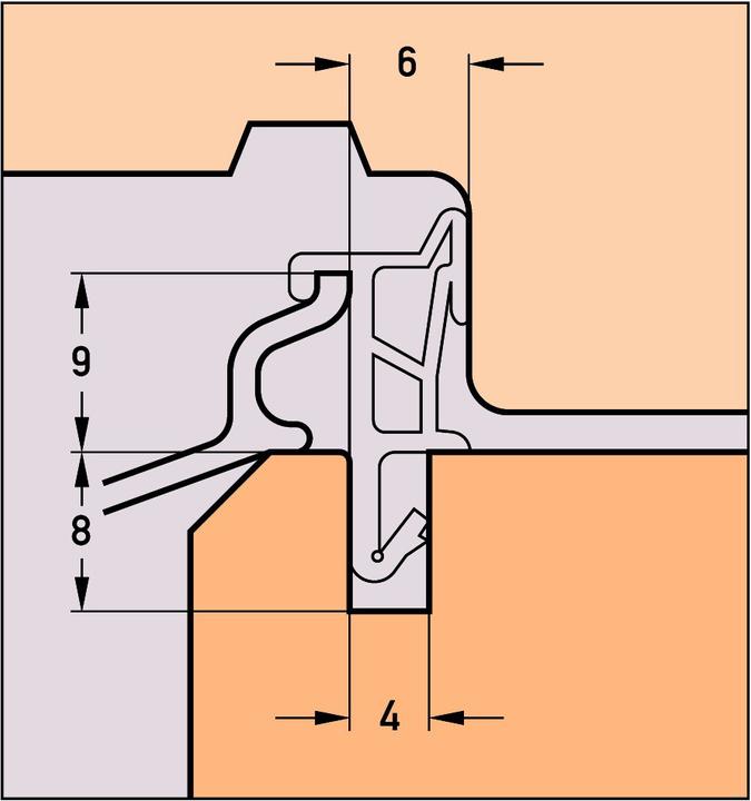 Actual product image Deventer Sealing profiles S 9128a