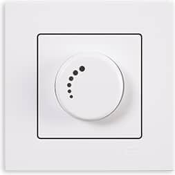 Gunsan Eqona Dimmer Switch Unterputz Weiss