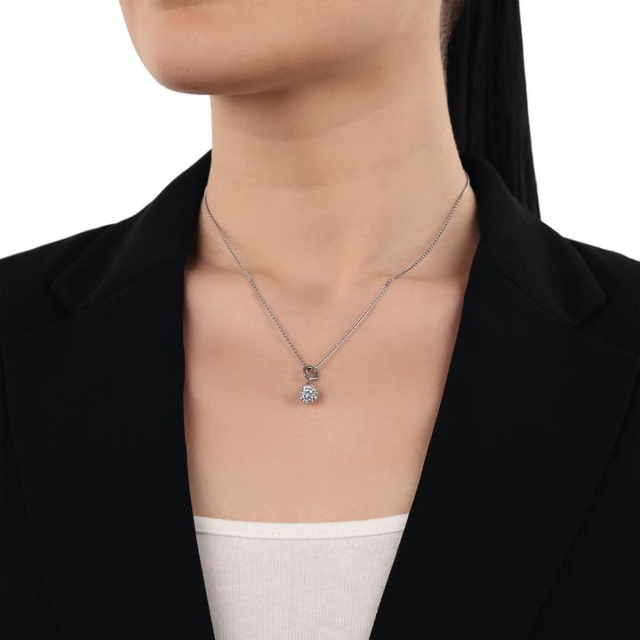 Actual product image Amor charms for ladies, 925 sterling silver, crystal glass (Silver 925)