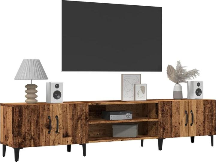 Produktbild VidaXL TV Schrank Tisch Lowboard Fernsehschrank Fernsehtisch Altholz-Optik (180 x 31.5 x 40 cm)