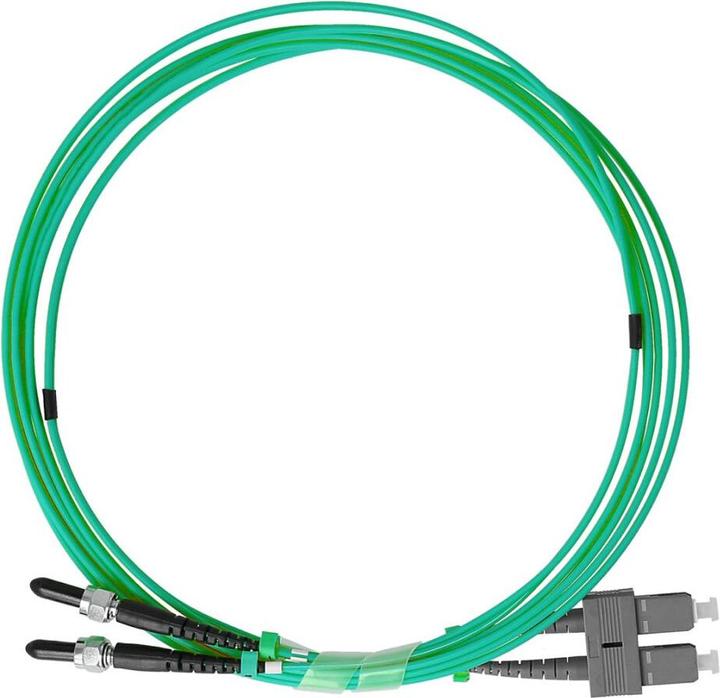 Immagine prodotto BlueOptics Cavo patch in fibra ottica duplex SC-FSMA Multimode OM3 5 metri (CAT7, 5 m)