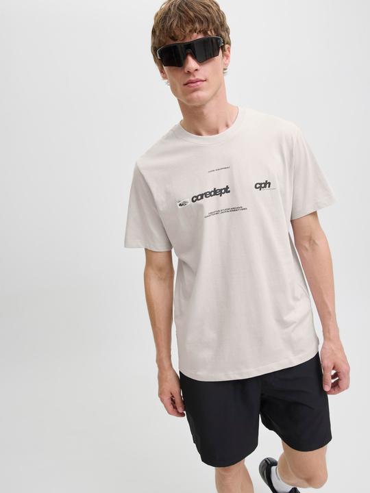 Actual product image Jack & Jones Gedruckt Rundhalsausschnitt T-shirt T-shirt (M)