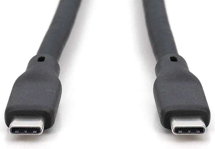 Produktbild Digitus USB Silikon Kabel, USB 40Gbps, 0,5m, schwarz (0.50 m, USB 4.0, 240 W)