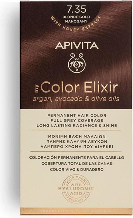 Produktbild Apivita My Color Elixir Dauerhafte Haarfarbe mit Argan-, Avocado- und Olivenöl 50ml (#7.35)