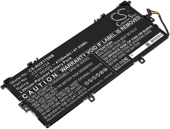NoName Batterie pour Asus ZenBook 13 UX331UN-EG011T etc.