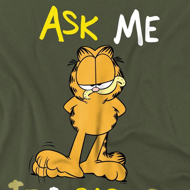 Immagine prodotto Garfield Ask Me If I Care Maglietta Uomo (S)