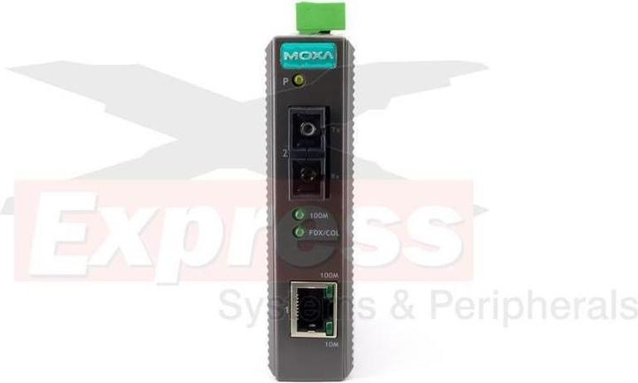 Immagine prodotto Moxa IMC-21-S-SC - Convertitore multimediale industriale da 10100BaseT(X) a 100BaseFX, monomodale