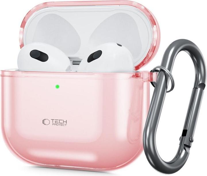Image du produit Tech-Protect Protective Case for Pods 4 Tech - Transparent Pink (Sac pour écouteurs)