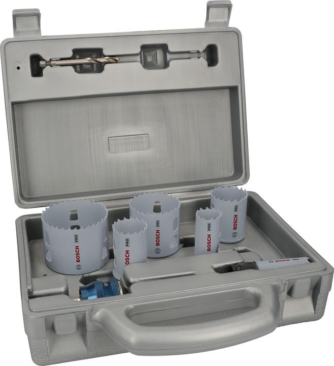 Produktbild Bosch Professional Zubehör PRO Multi Material PC Plus Lochsägen-Set, 9-tlg. (22, 29, 35, 44, 51, 64 Millimeter)