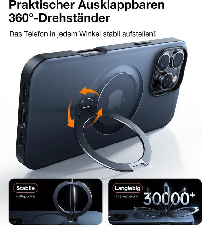 Immagine prodotto Torras UPRO Ostand Spin (Apple iPhone 16 Pro)