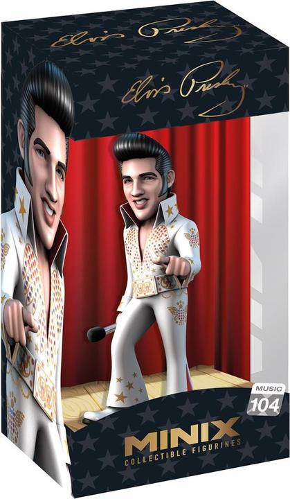 Produktbild Minix - Music 104 - Elvis - Elvis Costume Blanc - Figurine 12cm