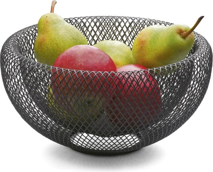 Produktbild Philippi Fruitschaal | Prachtige eyecatcher | Mesh Schaal XL | | Poedercoating staal (40 x 14 cm)