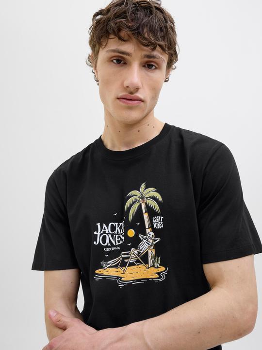 Immagine prodotto Jack & Jones Gedruckt Rundhalsausschnitt T-shirt T-shirt (XS)