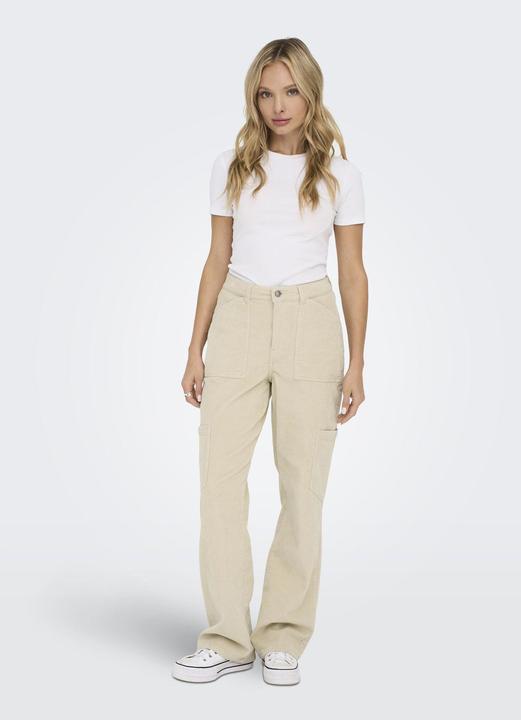 Produktbild Only Gerade geschnitten Hohe Taille Hose Cargo-Hose (34)
