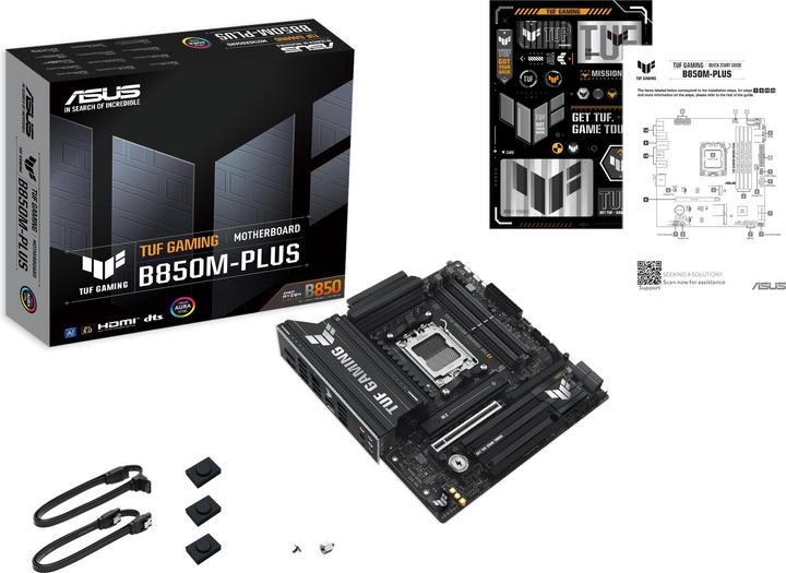 Actual product image ASUS TUF GAMING B850M-PLUS (AM5, AMD B850, mATX)