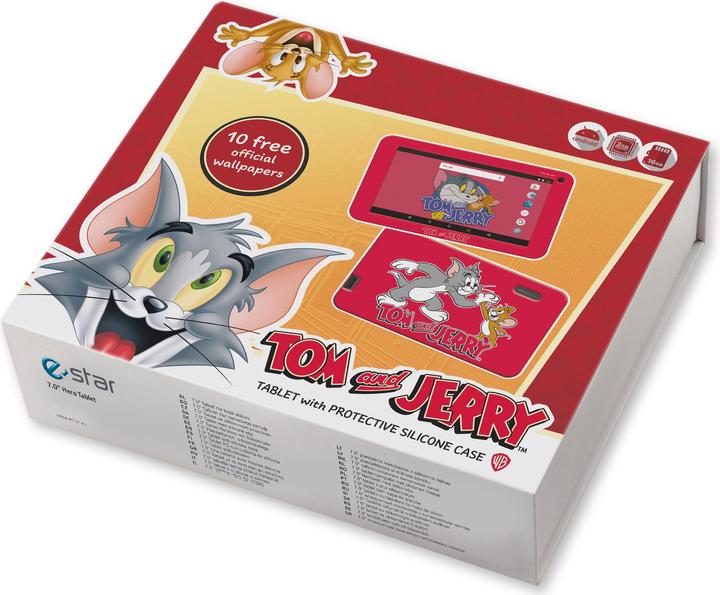 Produktbild Estar Tablet HERO Tom & Jerry 7 16 GB (7", 16 GB, Braun, Rot, Mehrfarbig, Grau)