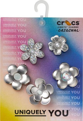 Produktbild Crocs Monochrome Slvr Flwrs/5 Pack (One Size)