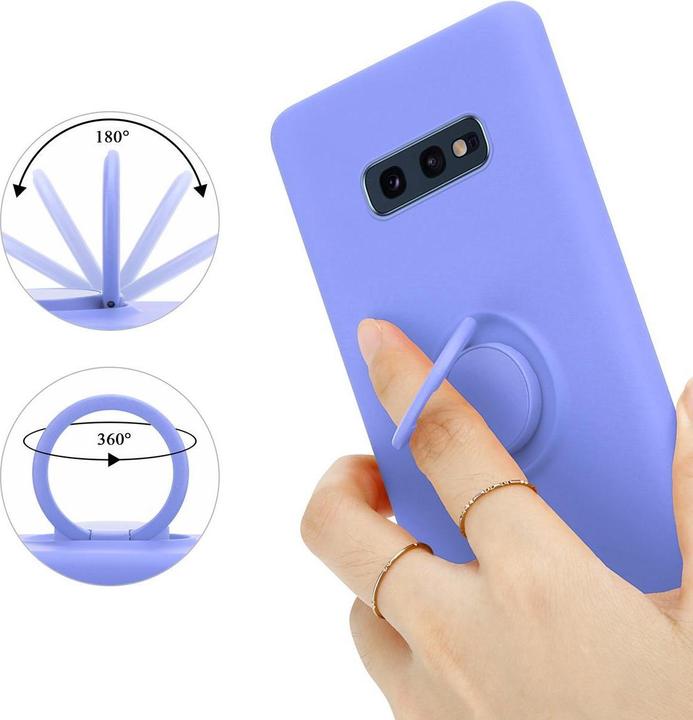 Produktbild Cadorabo TPU Liquid Ring Silicone Case Hülle (Samsung Galaxy S10e)