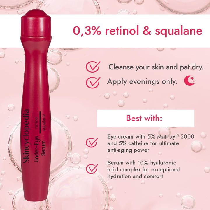 Image du produit Skincyclopedia Soin des yeux au squalane (Roll-on, 15 ml, Jour + nuit)