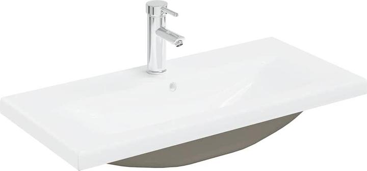 Image du produit VidaXL Meuble sous-vasque avec vasque encastrée et robinet Salle de bains Lavabo