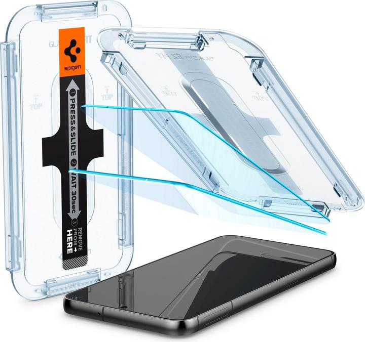 Spigen Glas S23 2 Stück (2 Stück, Samsung Galaxy S23)