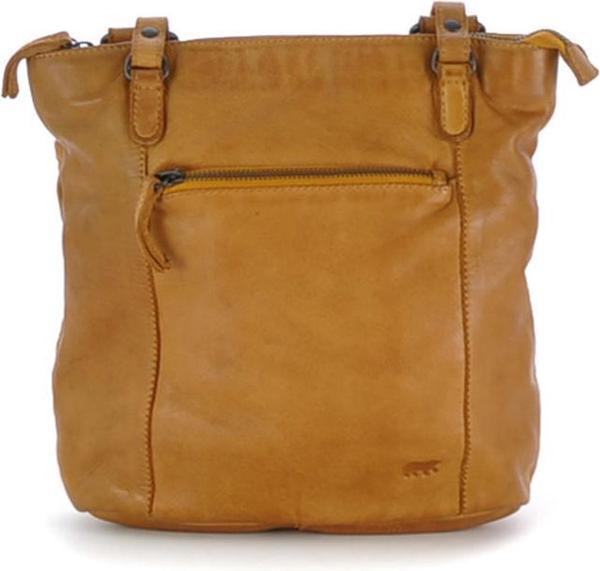 Immagine prodotto Bear Rock Orso Design Mucca Lavato Sandy - Borsa a tracolla / Retro Giallo