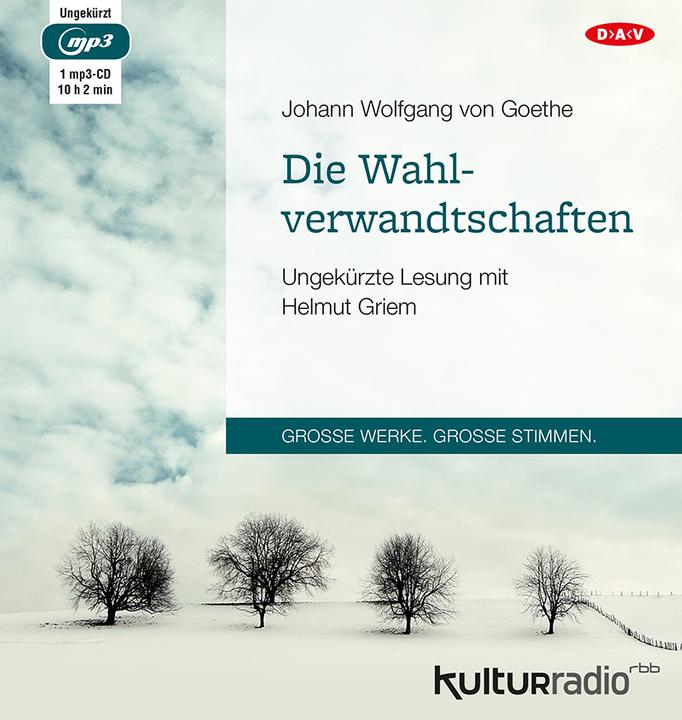 Produktbild Die Wahlverwandtschaften (Johann Wolfgang von Goethe, Helmut Griem, Deutsch)
