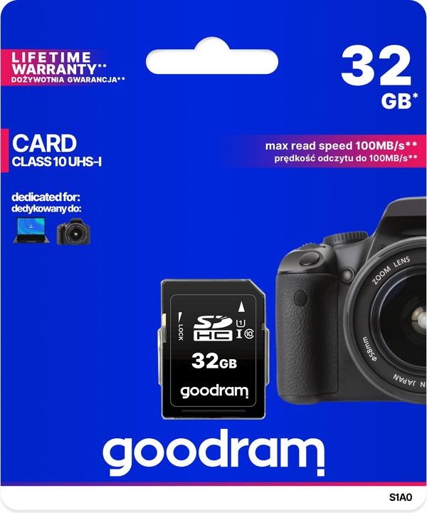 Produktbild Goodram S1A0 (32 GB, SD, U1, UHS-I)