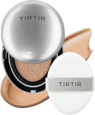 Actual product image TirTir Mask Fit Aura Silver Cushion Foundation Semi-Glow Finish Natural