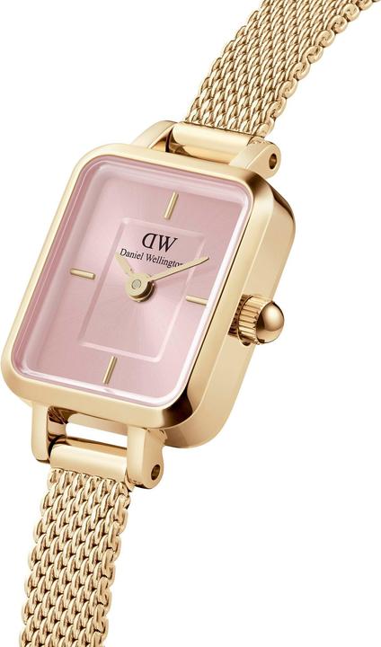Immagine prodotto Daniel Wellington Quadro Mini Evergold Blush Oro (Orologio da polso analogico, 15.50 mm)