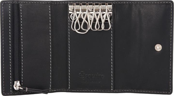 Actual product image Esquire Dallas leather key case 10 cm