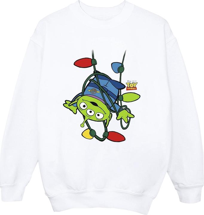 Disney Toy Story Christmas Lights Aliens Sweatshirt (M)