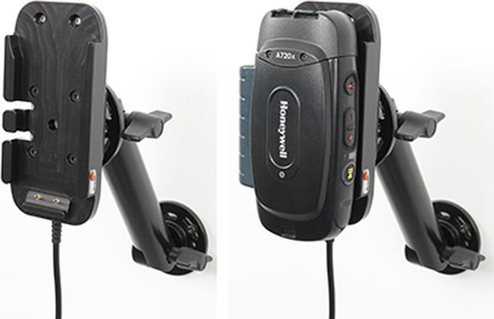 Produktbild Brodit Halter Aktiv, 12/24V, für HONEYWELL A720x, mit Schwingungsdämpfern