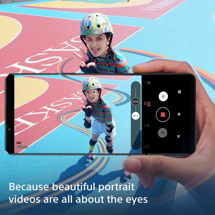 Actual product image Sony Xperia 5 IV (128 GB, Black, 6.10", SIM + eSIM, 12 Mpx, 5G)