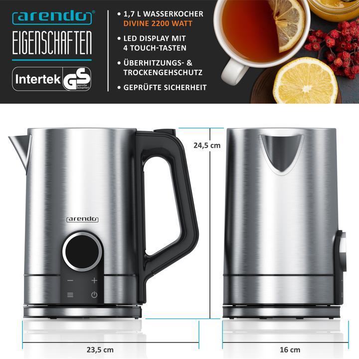 Actual product image Arendo Kettle (1.70 l)